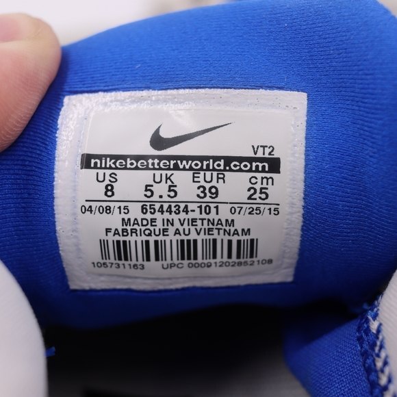 Nike Lunarglide Womens  Running Shoe Size 8 style 654434-101 - Picture 7 of 11